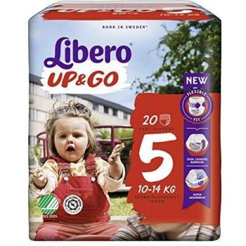 Libero UP&GO Taglia 5 10-14 kg, confezione da 20 pannolini
