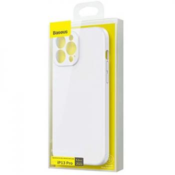 Funda Baseus de Silicona para iPhone 13 Pro (6.1 Pulgadas) Blanca