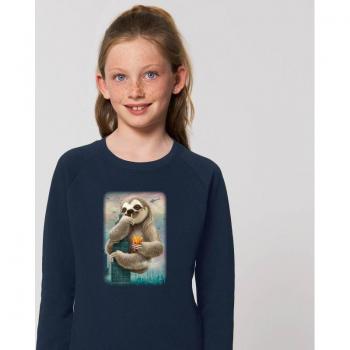 Sloth Attack Youth T-Shirt 2 Years Navy Blue