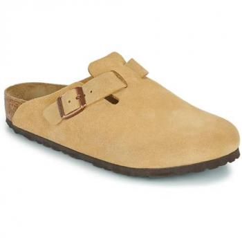 Sabots Birkenstock Boston LEVE Latte Cream Beige