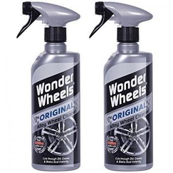 Wonder Wheels Twin Pack Alloy Wheel Cleaner 600ml