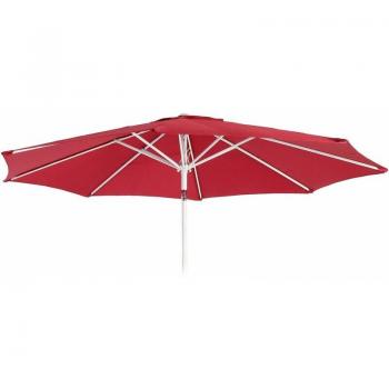 Sonnenschirmbezug Asti – 3 m roter Textilstoff, 5 kg Ersatz