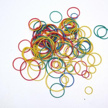FlexiBind Gelb – Elastisches Gummiband 13–38 mm, robust für Büro, Schule & Heimprojekte