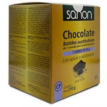 Sanon Vanilla Chocolate Meal Replacement Shake 7 Envelopes 30 g