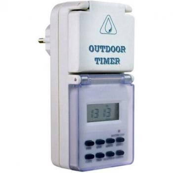 Timer settimanale analogico digitale AS Schwabe 24033 3500 W IP44