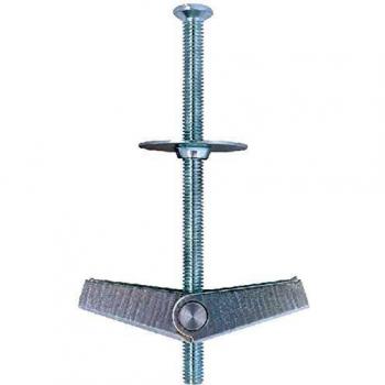 Meccanismi di ancoraggio a muro a scatto in metallo con vite, misura 5x80 mm, confezione da 2 pezzi