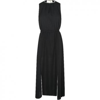 Liu Jo Damen Maxikleid Schwarz Größe 42