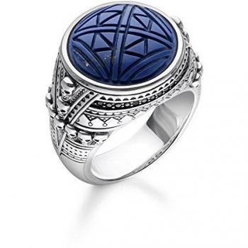 Thomas Sabo Ethno Ring mit Totenköpfen blau TR2204-534-1-54