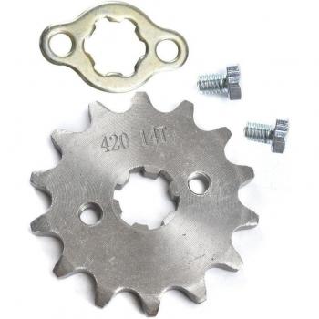 14T 15T 16T 17T Teeth 420 Size 17mm Front Sprocket for Dirt Pit Bike