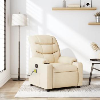 Sillón de masaje reclinable Día y Noche crema