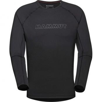 Mammut Herren Langarmshirt Selun FL Logo Größe M in Schwarz