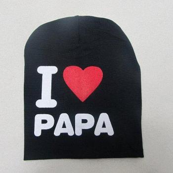 Bonnet pour garçon et fille I Love Mama Papa 0-3 ans