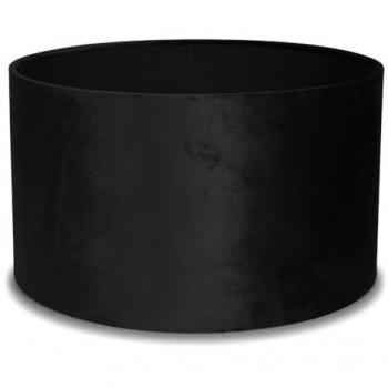 Black Velvet Drum Pendant Lampshade