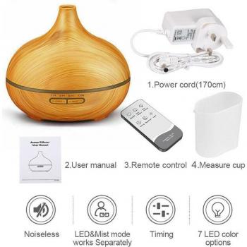 Difusor de Aromaterapia Eléctrico con Luz LED