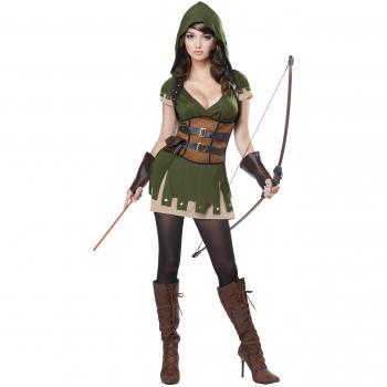 California Costumes Damen Miss Robin Hood Outfit, Large