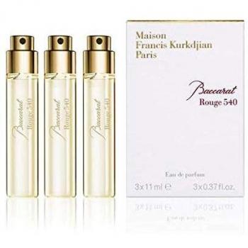 Maison Francis Kurkdjian Baccarat Rouge 540 Eau De Parfum Travel Spray Set 3 x 11ml