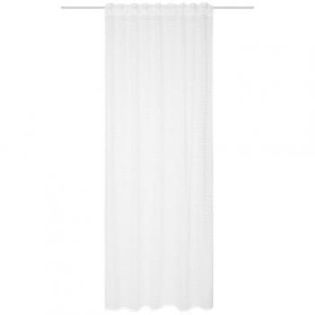 Multifunktionsband Gardine HEINE HOME 245 cm, weiß (wollweiß), Blätterdesign