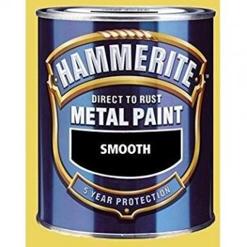 Rust Inhibiting Smooth Finish Paint by Hammerite, 750ML, Dazzling Yellow
