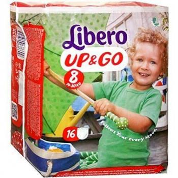 Libero up&go pannolino 8 16 pezzi
