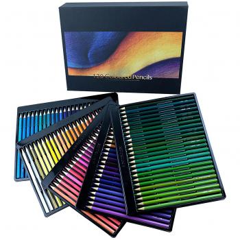 Crayons de couleur pour adultes et enfants 120 couleurs