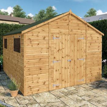 Mercia 12 x 10ft Premium Shiplap Apex Workshop Timber Shed