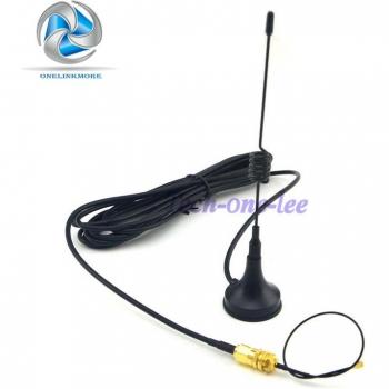Gerade 433 MHz WLAN‑Antenne mit 5 dBi, SMA-Stecker & Schutzmantel
