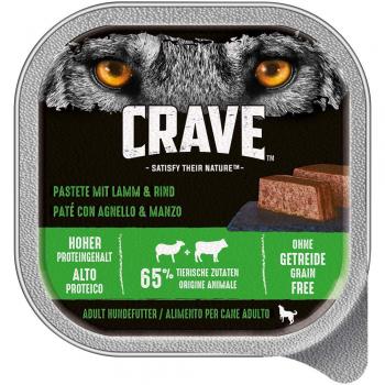 CRAVE Lamm & Rind Premium Pastete für Hunde – 300 g