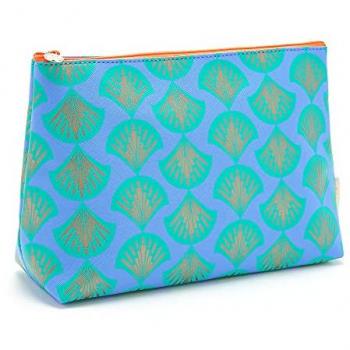 Victoria Green 'Mia' Large Beauty Bag Shell Aqua