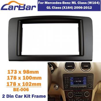 Mercedes-Benz W164/X164 2006 Stereo‑Faszie CarBar Doppel 2 Lärm Armaturenbrett