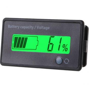Pantalla LCD de Control de Batería Plomo‑Ácido V‑84 12 V