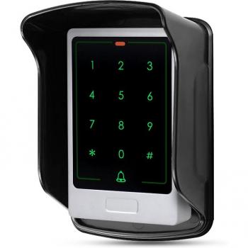 Metall Wasserdicht RFID 125KHz Stand-Alone Zugangskontroll-Tastatur mit berührungsempfindlichem Bildschirm + Regenschutz