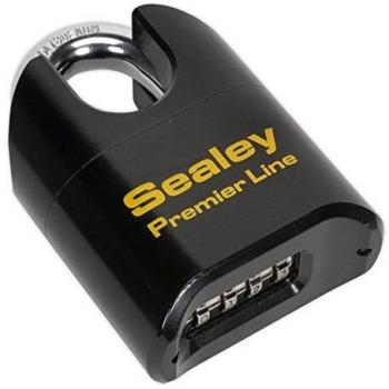 Sealey Guardian Lock Series Steel Combination Padlock with Shrouded Shackle