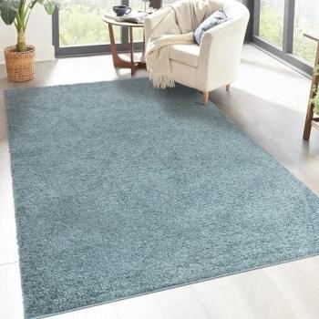 Tapis de Salon SOFTY Bleu Azur 200x290cm