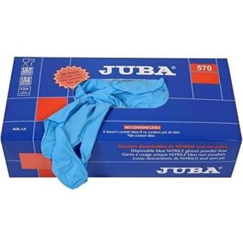 Guante Juba sin soporte nitrilo azul talla XL