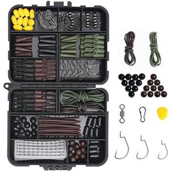 Vicloon 272-Piece Fishing Kit with Hooks and Beads