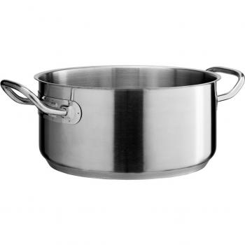 Casseruola Professionale Vega 4.9l 24x11.5 cm Senza Coperchio Argento