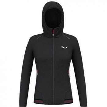 Pile con cappuccio Salewa Pedroc 2 Polarlite nero donna