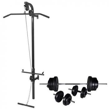 Sonata Weight Training Station with Barbell and Dumbbell Set 60.5 kg
