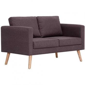 Double Taupe Comfort Couch – premium upholstery