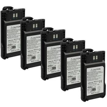 Kenwood Radio 5x Battery Pack (1000 mAh, 7.4 V) with Integrated Belt Clip