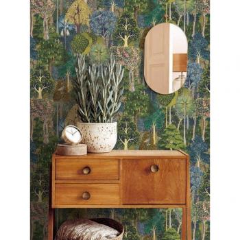 MARBURG EcoForesta Blu Verde – Paratela 53 cm×10 m
