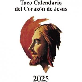 Taco calendario sagrado corazón 2025