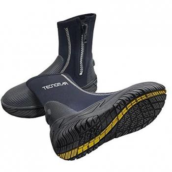 Tecnomar Escarpines S65 Zip 5 Mm Negro, Botas S65 5 mm con cremallera, Unisex Adulto, Multicolor, Talla 35 EU