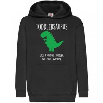 Rapid Transform Black Toddler Dinosaur Sweatshirt – 12-13
