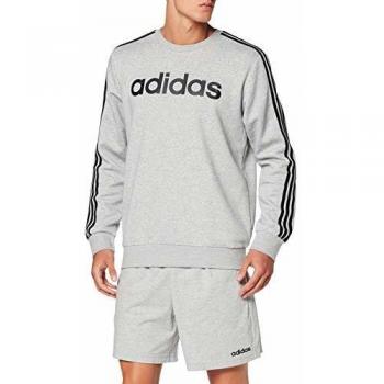 Maglione Uomo Grigio Essentials 3 Stripes S