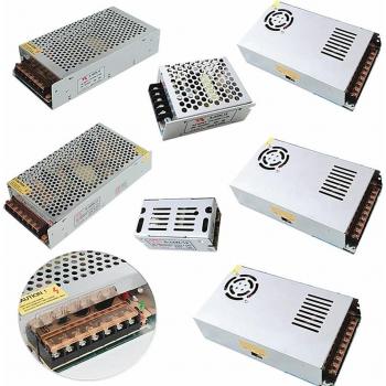 Convertisseur d’alimentation 12V à partir de 110‑220V, 1‑50A, coupe bande LED