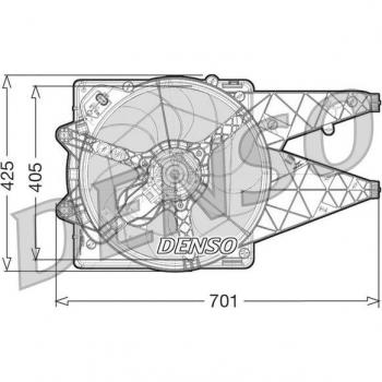 Ventola Denso per raffreddamento motore DER09101