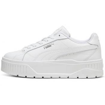 White PUMA Karman II Women's Faux Leather Sneaker, Size 6 US