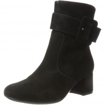 Ara Damen Stiefel, Chelsea-Stil, Schwarz (Samtchevro), 41 EU