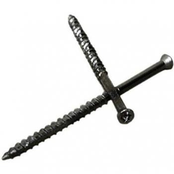 350-Count Pack of 3 in. Simpson Strong-Tie Lobe Trim Head Deck Screws #7, 316 SS